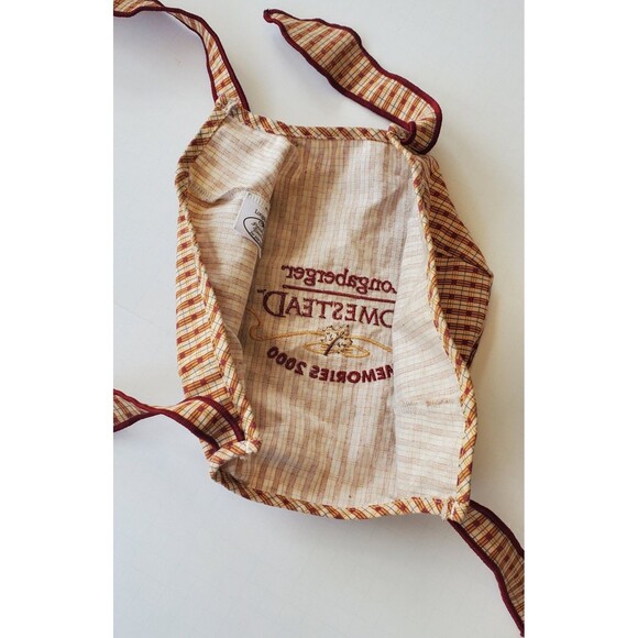 Longaberger Woven Homestead Memories 2000 Liner Orchard Plaid Finishing Touches - Picture 4 of 6